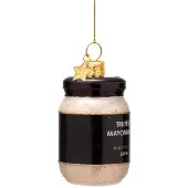 Vondels Kerstornament Glass Truffle Mayonaise 7 cm