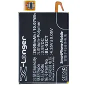 123accu koobee BL-53CT accu (2650 mAh, huismerk)