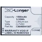 123accu Blu C684804150T / C6804804150T accu (1500 mAh, huismerk)