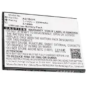 123accu AVUS A57/B025 accu (2200 mAh, huismerk)