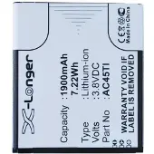 123accu Archos AC45TI accu (1900 mAh, huismerk)