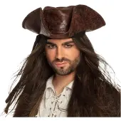 Boland Traciks Piraten hoed driespit (Bruin)
