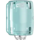 Tork centerfeed dispenser, turquoise/wit