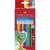 Faber-Castell Colour Grip Kleurpotloden Kleurenassortiment 12 Stuks