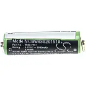 123accu Moser 1852-7531 accu (2000 mAh, huismerk)