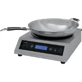 Saro Regelbare Inductiewok met Wokpan | 3500Watt