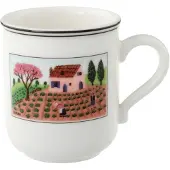 Villeroy & Boch 6x Villeroy & Boch Ontwerp Naif, Kopje, Veelkleurig