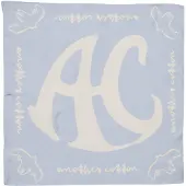 Another Cotton Lab Doek beige / duifblauw
