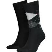 Tommy Hilfiger Sokken zwart, Ruit