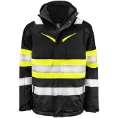 Projob 6454 Gevoerde Signalistiejas En Iso 20471 Klassse 1 Heren Geel/Zwart maat 4XL heren
