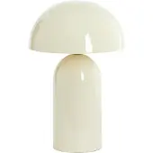 Light & Living Champignon Tafellamp Tolima Glans Creme Ø 31cm