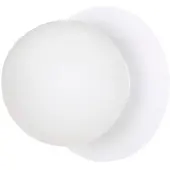 Emibig Wandlamp Minerva K1, dimbaar, wit / opaal, Hal, metaal, wandlamp
