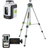 Laserliner SmartLine-Laser Set 360 Incl. Statief En Ontvanger In Tas - Groen - 30m - 2 Lijnen