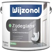 Wijzonol Zijdeglanslak Terpentineverdunbaar | Lakverf Binnen 2,5 LTR - Wit