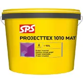 SPS Projecttex 1010 Mat Muurverf - Wit - 10L