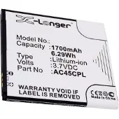 123accu Archos AC45CPL accu (1700 mAh, huismerk)