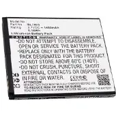 123accu Fly BL7405 accu (1400 mAh, huismerk)