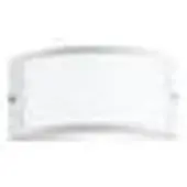 In.tec® Wandlamp buiten Austin, dimbaar, wit / opaal, Aluminium, Modern, Wandlamp buiten