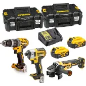 DeWalt DCK384P2T-QW combopack 18V 2x 5,0Ah Li-ion