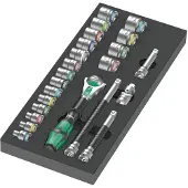 Wera 05150111001 9721 23-delige 8000 B Zyklop Set In Schuimstof Inleg - 3/8"