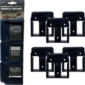 Stealth Mounts BM-BO18-BLU-6 Accuhouder voor Bosch 18V pro | Blauw | 6-pack - BM-BO18-BLU-6
