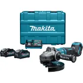 Makita GA038GM203 XGT 40V Max Li-Ion Accu Haakse Slijper Set (2x 4,0Ah) In Koffer - 230mm - Koolborstelloos