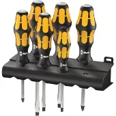 Wera 05018282001 6 Delige Kraftform Plus Schroevendraaierset Met Slagkop - S/PH