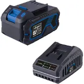 Scheppach Accu Starterset 20V IXES | 4.0Ah Accu + 2,4A Acculader SBSK4.0 - voor accugereedschap uit de IXES 20V serie