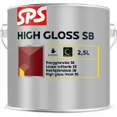 SPS High Gloss SB Lak - RAL 9005 Zwart - 0,75L