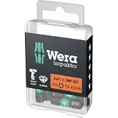 Wera 05057627001 1/4" Torx Impaktor Diamant Bit - T40 X 25mm (10st)
