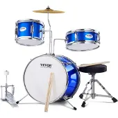 Vevor 3-delige drumset met verstelbaar pedaal