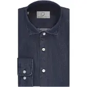 Born with Appetite overhemd spijker donkerblauw