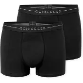 Schiesser Boxershorts ' Cotton Flex ' zwart