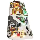 Luville Ski scenery battery operated l20xb18xh30 cm