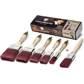 Staalmeester kwasten Boxset 6-delig Pro-Hybrid Plat