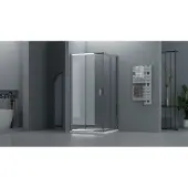 Adema Dawn Douchecabine - 90x90x185cm - vierkant - chroom