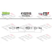 Valeo 4102518 Koppelingskabel