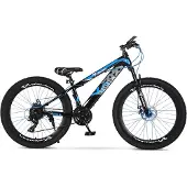 Velo Urban 26 Inch Jeugd Mountainbike – 21-speed Shimano – Schijfremmen – Blauw & Zwart