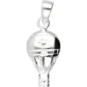MOOYE ® - Collectie Zilveren Luchtballon met mand kettinghanger