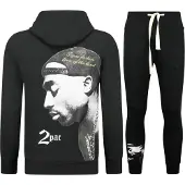 Top Star Tupac trainingspak hoodie 2pac joggingpak hoodie