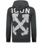 Top Star Oversized hoodie met capuchon icon dollar print