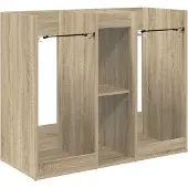 vidaXL Golfkast Effen Sonoma Eik 102 x 45 x 85,5 cm