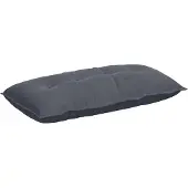 vidaXL Rugkussen Donkergrijs 100 x 50 cm Corduroy stof