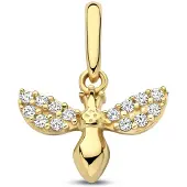 New Bling - 9NBG-0907 - 14K geelgouden Hanger – Fantasie met Zirkonia – Dames Hanger
