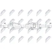 NTY NPW-RE-264 Aandrijfas