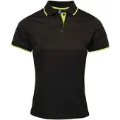 Premier Dames coolchecker contrast poloshirt