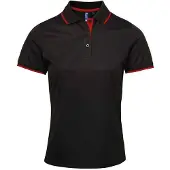 Premier Dames coolchecker contrast poloshirt