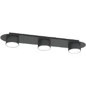 Emibig Hanglamp DIAZ, zwart, 3xGX53x10W, metaal, afmetingen: 7x55x11cm, IP20,