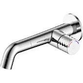 Aloni Flow inbouw wastafelkraan – drukknop – chroom
