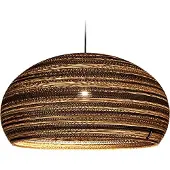 Think Paper - Hanglamp Dandy 640 Ø 64 cm bruin
